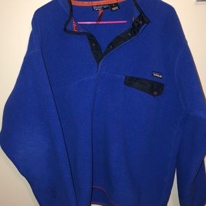 Royal blue Patagonia t snap pullover